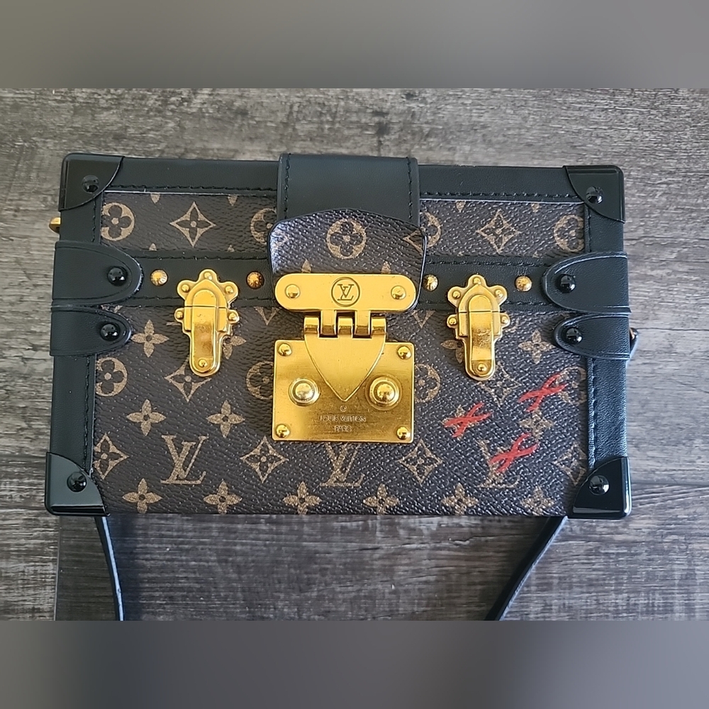 Louis Vuitton Brown Monogram Mini Trunk Crossbody Bag